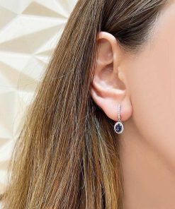 Joyas Nicols | Pendientes Zafiro Orla Dalia Sunset 1.20