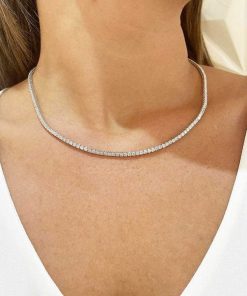 Joyas Nicols Colgantes | Collar Diamantes Riviere 9Ct 43Cm Jackie