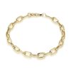 Joyas Nicols Pulseras | Pulsera Oro 18Kt Eslabon Daily 20Cm