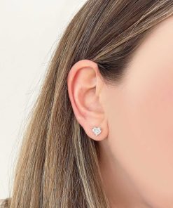 Joyas Nicols | Pendientes Diamantes Dormilona Coraz N